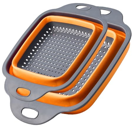 Colpolo colpiscibile coltivatore - cesto di salvataggio spaziale, gadget da cucina in silicone | Setaccio portatile con manico, filtro alimentare pieghevole, accessorio di cottura compatto per verdure