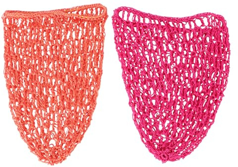 Alasum 2 Stück Netz Schlafmützen aus Polyester für Haarschutz und Ordentlichen Halt Atmungsaktive Lange Haarhaube für Nachtruhe