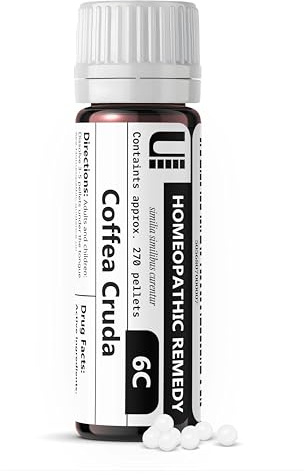 Coffea Cruda 6C Homeopathic Remedy, 200 Pellets, Urenus