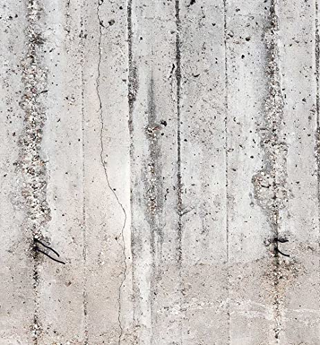 MyMaxxi Infinity Zaunsichtschutz - verwaschene Betonwand - Sichtschutzstreifen für Doppelstabmattenzaun - Windschutz Sonnenschutz Blickdicht - Sichtschutz Garten Teil1-250x100cm
