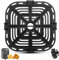GCQ Air Fryer Crisper Plate for COSORI CAF-L501 Air Fryer 4.7L 9 in 1 Compact Air Fryers Oven, 21×21 CM Air Fryer Rack Replacement Parts Accessories Grill Plate Grill Pan Tray with Rubber Bumpers