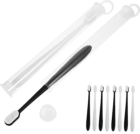 NIYANGLE Portátil 10 Piezas Cepillos De Convenientes Cepillos De Domésticos Para Adultos Herramienta De Limpieza De Cepillo De Piel Suave Perder Japón Abdominales Suministro Femenino