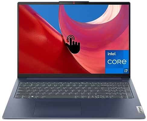 Ordinateur portable Lenovo IdeaPad Slim 5i 2023, écran tactile WUXGA IPS de 16, processeur Core i7-1355U (10 cœurs), RAM DDR5 16 Go, SSD de 1 To, carte graphique Intel Iris Xe, Wi-Fi 6, clavier