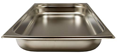AcMax GN 1/1 Gastronormbehälter GN-Behälter Gastronorm Edelstahl 8,5 Liter Tiefe 65mm