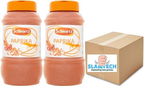 Schwartz Seasoning Paprika Powder, Rich and Earthy Spice for Goulash 425g (pack of 2) Sold by Slamtech