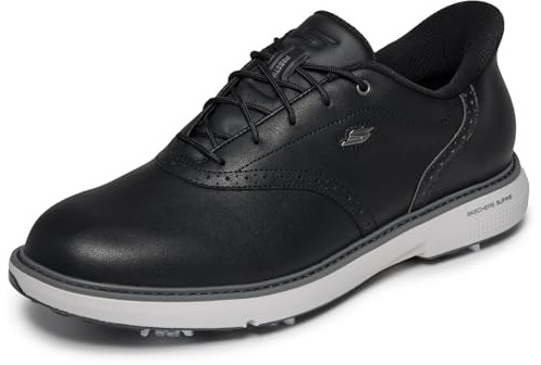 Skechers herr Prestige Slip-in Arch Fit golfsko, Svart, 45.5 EU