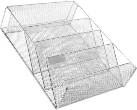 Sewroro 1satz Multifunktionaler Wanddatei-organizer Für Büro Praktischer Datei Und Zeitschriftenhalter Wandmontage Platzsparendes Design Haken Für Einfache Installation