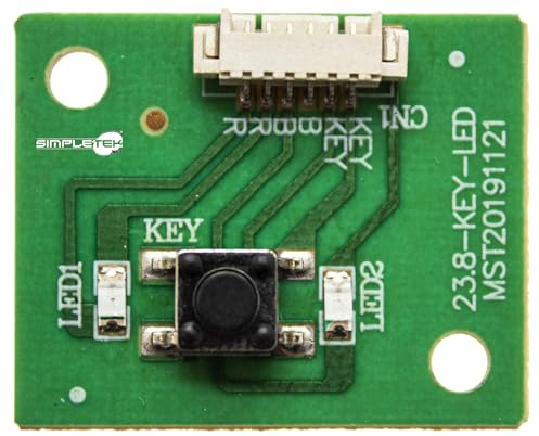 SIMPLETEK - Strömbrytarknapp med kabel för allt i ett 34 tum 4K 23,8-KEY-LED MST20191121