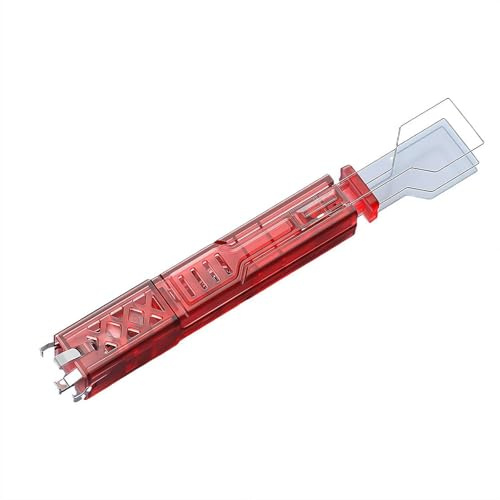 Keycap Puller, Keyboard Switch Puller 2-in-1 with 4 Metal Claws, Stable Hot Swappable Tool for Mechanical Keyboard Key and Switch Removal (Red)