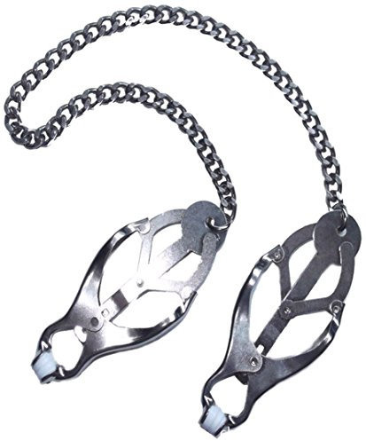 The Bondage locker Japanese Clover Nipple Clamp with Attachable Chain
