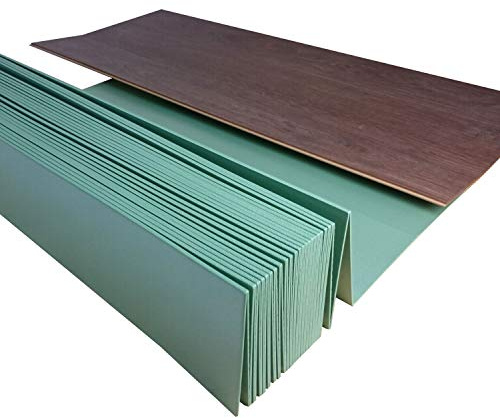 Laminado aislante acústico a impactos uficell® XPS-Quick de 3 mm de espesor | Aislamiento acústico de impacto y sonido al caminar para suelos laminados y parquet (2 paquetes | 31,50 m²)