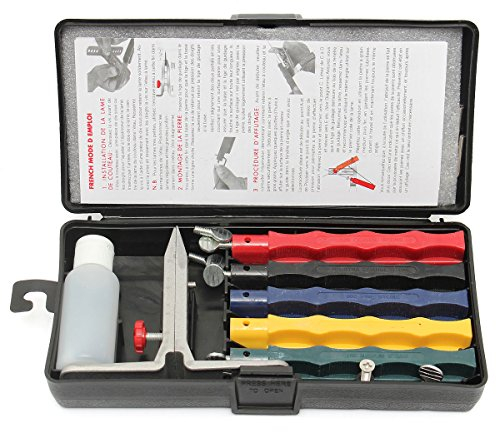 TuToy Sharpen Stone Profi Küchenschärfsystem 5 Stein Version fest Winkel