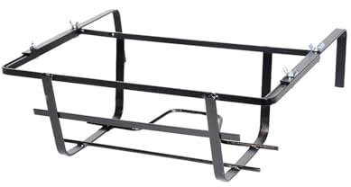 Decor Space Balconiera Rinforzata regolabile Tulipano portavaso rettangolare in ferro battuto fioriera Made in Italy 60 cm