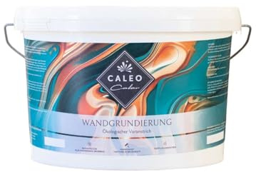 Caleo Color Wall Primer 2.5 Litres - Ecological, Diffusion-Open Paint for Preparing Plasterboard, Plaster & Wood