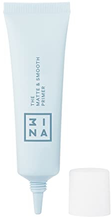 3INA MAKEUP - The Matte & Smooth Primer - Transparente - Base per Il Trucco - Pelle Più Radiosa Ed Elastica - Primer Idratante e Opaccizzante - Prepara la Pelle per il Make-up - Vegan - Cruelty Free