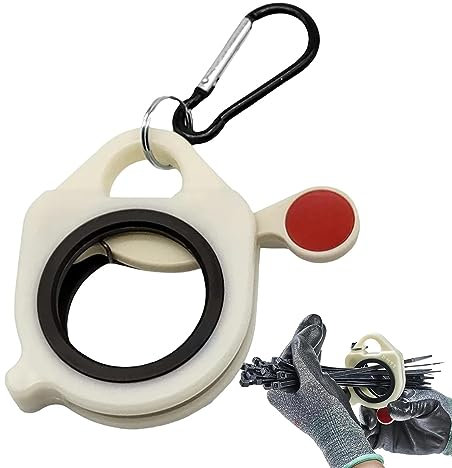 Zip Ties Organizer Holder - Light Cable Cable Tie Holder Zip Ties Holder for Tool Belt Automatic Zip Ties Holder Keeper Multi-Purpose and Reusable Zip Tie Organizers, Fits Most Zip Ties, Outdoor