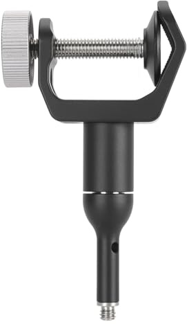 Tripod Umbrella Holder, Aluminum Alloy Tripod Mount Umbrella Holder 360 Degree Rotation, Portable Outdoor Camera Tripod Umbrella Holder with 1/4 Inch Screw for Photography