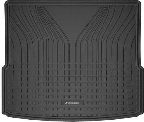 WALSER Premium Kofferraumwanne für BMW X1 (F48) 11/2014-2022, 100% passgenaue Kofferraum Schutzmatte - Made in EU, robuste Antirutschmatte Auto, Antirutschmatte Kofferraum
