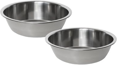 2X Edelstahl Napf 200 ml für Katzen I Katzennapf klein Ersatznapf Wechselnapf für KaraLuna Knochen Napfunterlage