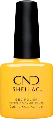 CND Shellac Catching Light - No. 472 Yellow - Original CND - UV Varnish - Nail Design - Gleam & Glow Collection