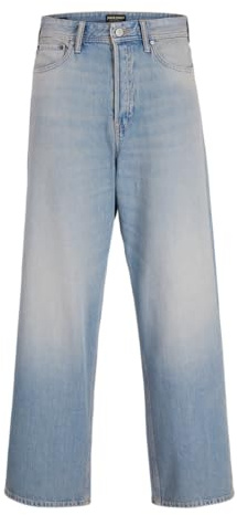 JACK & JONES Jjiron Jjoriginal AKM 328 Noos Extra Baggy Fit Jeans pour Homme, Bleu Denim, 36W / 32L
