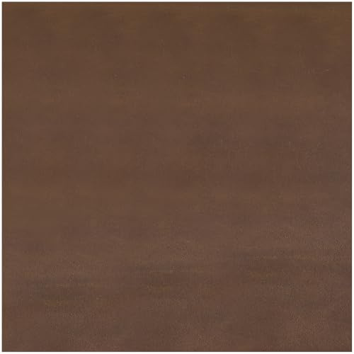 GORGECRAFT Genuine Leather Sheets 30x30cm Crazy Horse Leather Fabric 2mm Thick Top Grain Tanned Cowhide Leather Pre Cut Leather Pieces Square Cattle Hide Leathercloth for DIY Crafts, Dark Brown
