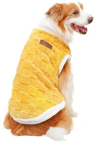 Chandails pour Chiens, Pull d'hiver en Peluche – Vêtements épais pour Temps Froid, Manteau pour Chats et Grands Chiens, Saisons Froides d'automne et d'hiver