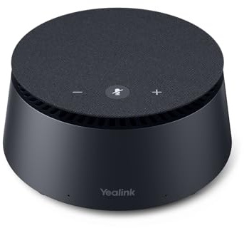 Yealink CPE40 Conference Speaker, Expansion Microphone for CP50, Ai Noise Cancellation, 8 360° Omni Mics Array, 19.6ft Pickup, Daisy Chain up to 7 Speakerphones for Zoom, Teams, Large Meeting Room