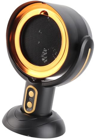 Portable Range Hood, Portable Range Hood Negative Ion 2 Gears Quiet Desktop Portable Kitchen Exhaust Fan Portable Kitchen Exhaust Fan with Detachable Cooling Filter Oil (Gold)