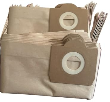 COMPATIBLE Strong Dust Bags for DeWalt DXV23PTA DXV20PA 20L Wet & Dry Vacuum Cleaner (Pack of 10)