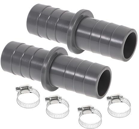 FUNNETOYU 2sätze Waschmaschinen Ablaufschlauchadapter Mit Schlauchschellen Verlängerung Für Waschmaschine Und Geschirrspüler Robust Und Langlebig Einfache Installation Für Effizienten