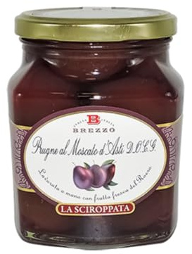 Frutta Brezzo Prugne Sciroppate al Vino Moscato 600 g