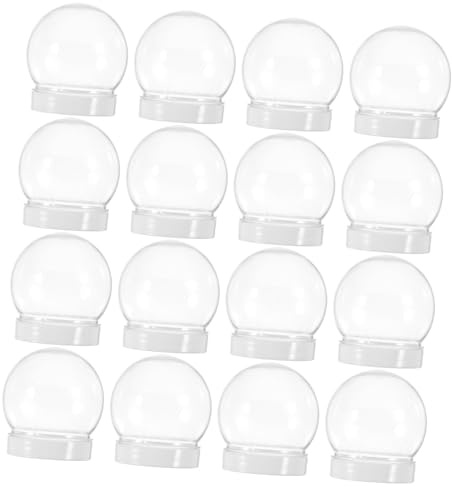 FUTUREORYY 20 Piezas Tarros Plásticos Transparentes con Tapa Botes Pequeños Reutilizables para Almacenamiento de Snacks Té y Alimentos Secos Frascos Versátiles para Organización