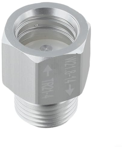 Jotekonoby Adattatore convertitore per bombole di soda, da TR21-4 a W21.8-14, raccordo per gas in lega di alluminio per sistemi di produzione di birra e birra alla spina, strumento di collegamento del