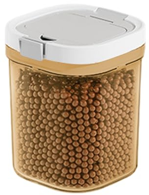 Dispenser per latte in polvere - Contenitore ermetico sigillato, comoda scatola per l'alimentazione con supporto per misurino | Viaggi, casa, asilo, frigorifero, organizer portatile per alimenti
