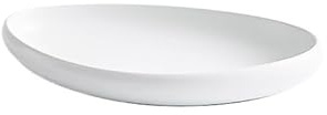 Assiettes Service de Table Vaisselle Chinoise En Céramique Blanche, Assiette À Dîner Irrégulière Simple, D'hôtel Restaurant Club