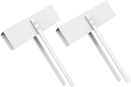 POPETPOP Lot de 2 Verrous de Porte Pliante en Acier Inoxydable Verrou de Sécurité pour Portes à Deux Vantaux Loquet Réglable Compact pour Placards et Armoires Protection Garçon et
