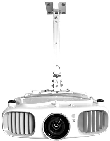 ELIX Beamer Deckenhalterung für Epson EH-TW7000 EH-TW7100 Projektorhalter für Deckenmontage, präzise vorbereitet für Heimkino-Anwendungen