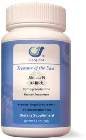 Treasure of The East, Pomegranate Rind - Shi Liu Pi (5:1 Concentrated Herbal Extract Granules, 100g)