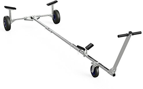 SUPROD Slipwagen Bootswagen Handtrailer faltbar Schlauchbootwagen TR260, PU, Ø 260 mm