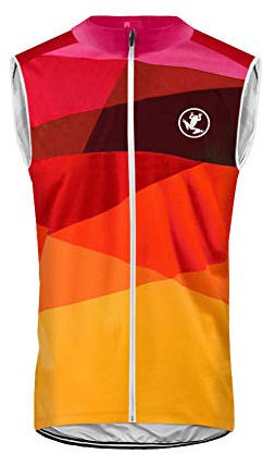 UGLY FROG Herren Frühling Ärmelloses Männer die Jersey Triathlon Vest Fahrradbekleidung Winter Thermal Warm Rennrad Radweste Besondere Designs
