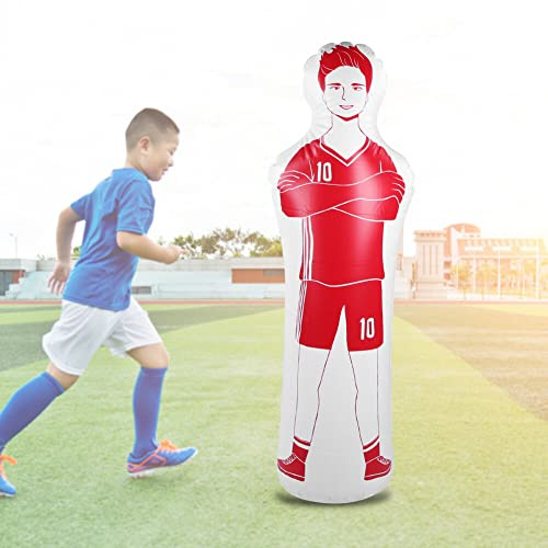 160 Cm Gonflable Football Mannequin Formation But Gardien de But Gobelet Air Mannequin Défenseur Mur Football Formation Mannequin Boxe Sac de Boxe pour Enfants Adultes