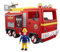 FIREMAN SAM Electronic Spray and Play Jupiter fire engine, free-wheeling with lights, sounds, water cannon, with figure playset., Red,35.5 x 15 x 20.5 centimeters