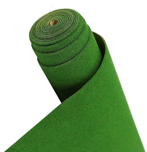 Evemodel 200 * 40 cm Modelleisenbahnrasen Rasenmatte Grasmatte Landschaftsbau Farblich Sortiert Wiesen Matte Minigarten Bonsai Dekor (Grün)