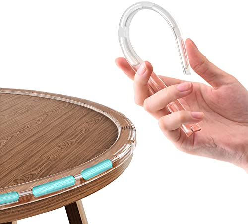 nediea Eckenschutz für Baby, Eckenschutz Selbstklebend Transparent, durchsichtiger Selbstklebender Langer Streifen Tischeckenschutz, 2 Packungen