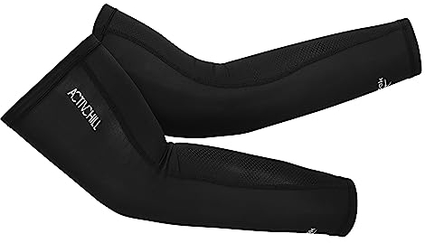 Reebok Kompressions-Armstulpen für Damen und Herren – Stretch-Performance, rutschfeste Ärmel, atmungsaktives Gewebe, gezielte Kompression für Komfort – Größe M – Schwarz