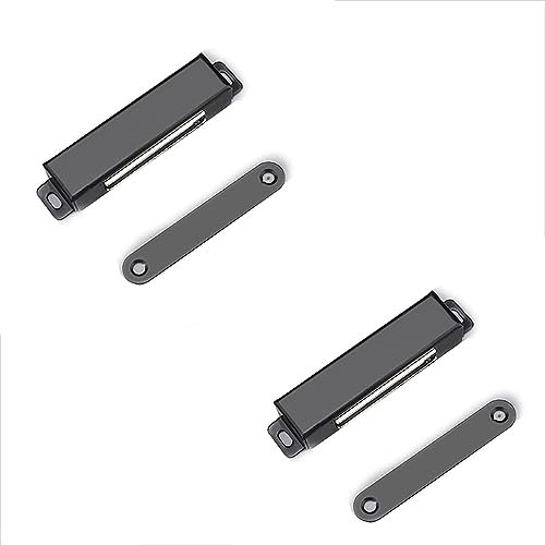 Cierrapuertas automático, Cierrapuertas, 1 cierre magnético for puerta, paquete de 2 imanes for puertas de gabinetes de acero inoxidable, cierres magnéticos for puertas de cajones resistentes (color: