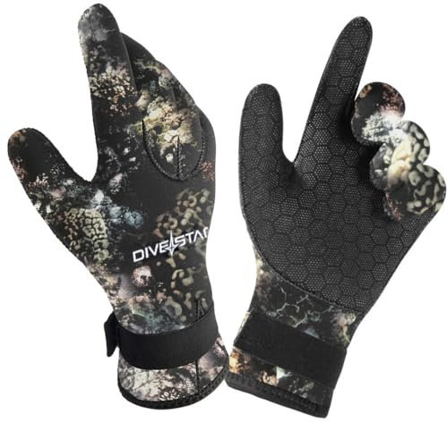 UCK-KIT 3 MM & 5 MM Neopren Neopren Handschuhe rutschfeste Halten Warm Tauchhandschuhe Für Männer Frauen Tauchen Schnorcheln Surfen Paddeln Kajak Schwimmen,5mm,XXL