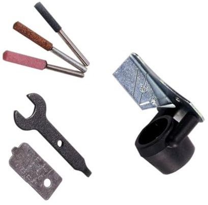 Kit de afilado de motosierra, afilador de cadenas, piedras de molienda, accesorio de afilado de motosierra para herramienta giratoria, amoladora