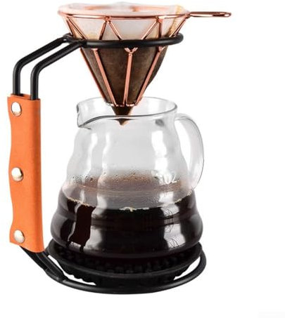 Kaffee-Tropfständer, solide Metallkonstruktion, kompatibel mit verschiedenen Filterbecher-Stilen (G)